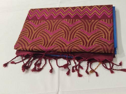 SOFT SILK SAREE WITH BLOUSE